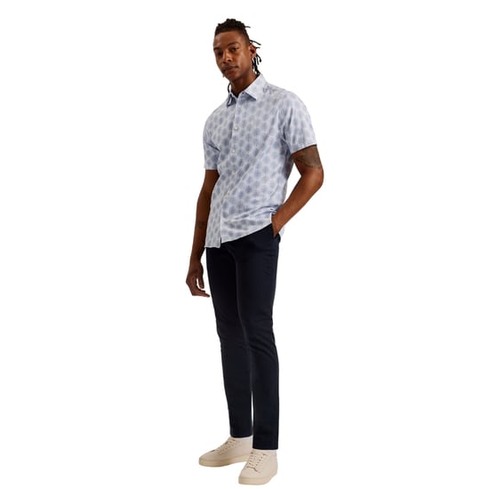 Ted Baker Pearsho Kurzarmhemd Mit Kreis-geometrie, Weiß - Image 5
