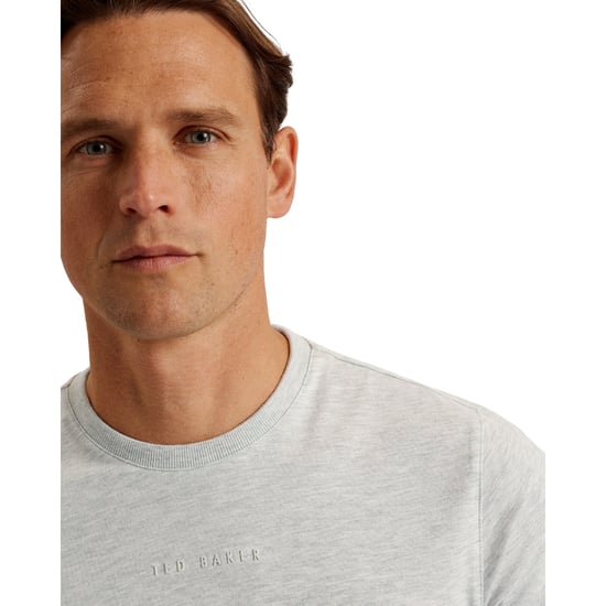 Ted Baker Wiskin Regular Branded Grey T-shirt - Image 3