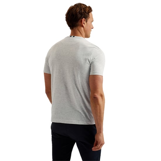 Ted Baker Wiskin Regular Branded Grey T-shirt - Image 5
