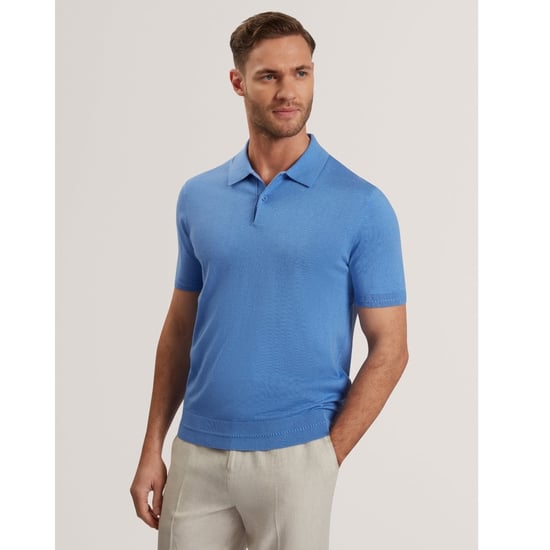 Ted Baker Nickk Strick-polohemd, Blau - Image 4