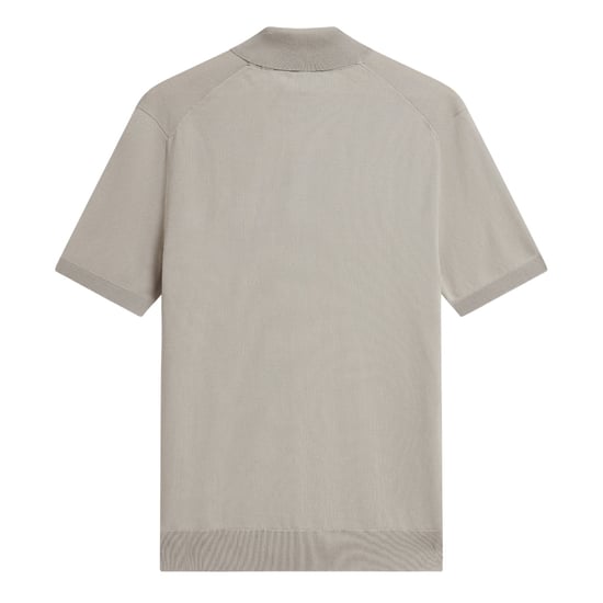 Ted Baker Daldin Rayon Zip Polohemd, Mittelgrau - Image 2
