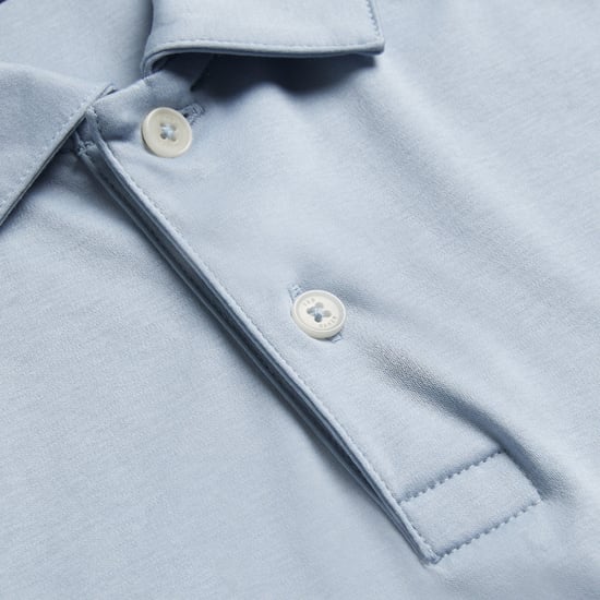 Ted Baker Zeiter Slim Soft Touch Polohemd In Hellblau - Image 4