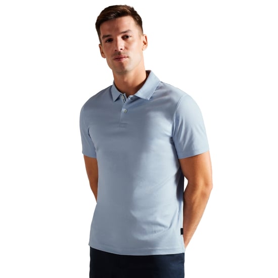 Ted Baker Zeiter Slim Soft Touch Polohemd In Hellblau - Image 6