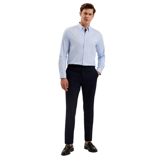Ted Baker Allarde Regular Branded Hellblaues Oxford-hemd - Image 3