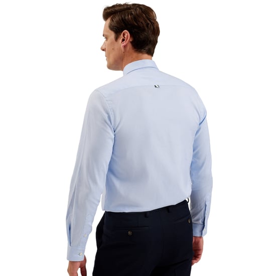 Ted Baker Allarde Regular Branded Hellblaues Oxford-hemd - Image 5