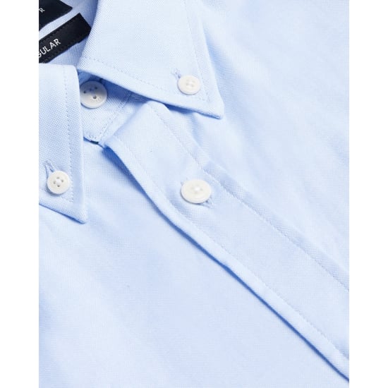 Ted Baker Allarde Regular Branded Hellblaues Oxford-hemd - Image 6