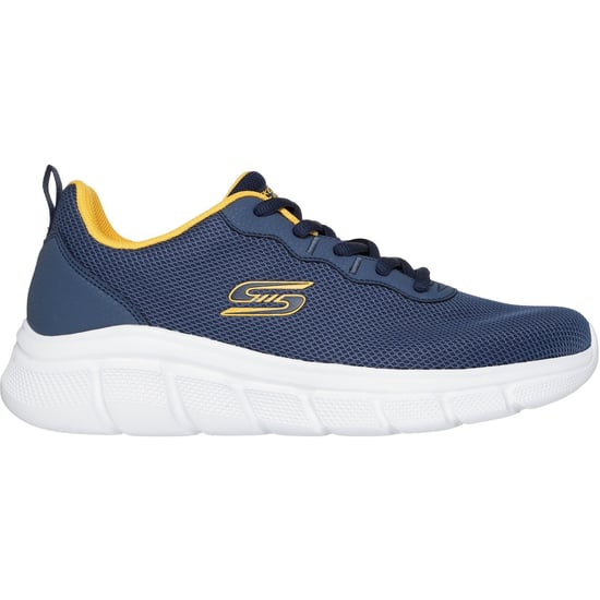 Skechers BOBS B Flex Icy Edge Textil Herren Sneakers Navy - Image 4