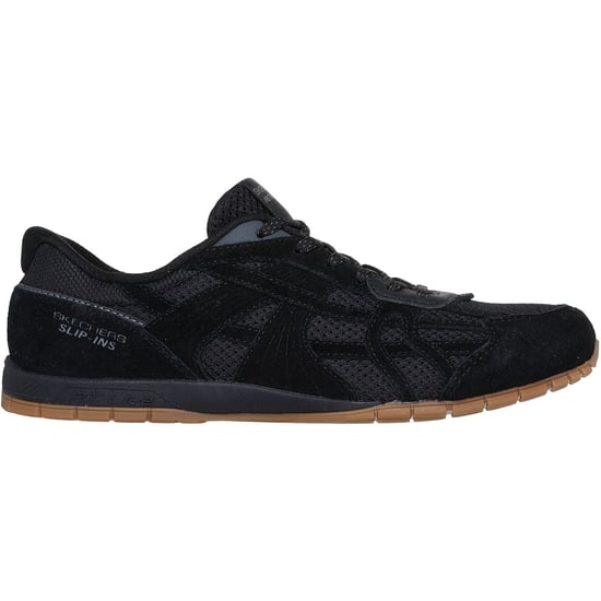Skechers Retro Lite Oshare Leder Damenturnschuhe Schwarz - Image 4
