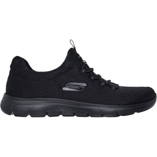 Skechers Summits Sommer Blush Textil Damen schwarze Sneakers - Image 4