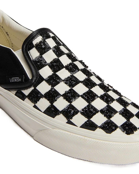 Vans Classic Slip-On Canvas Schwarze Turnschuhe - Image 5