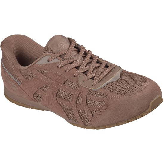 Skechers Retro Lite Oshare Leder Damen Braune Sneakers - Image 1