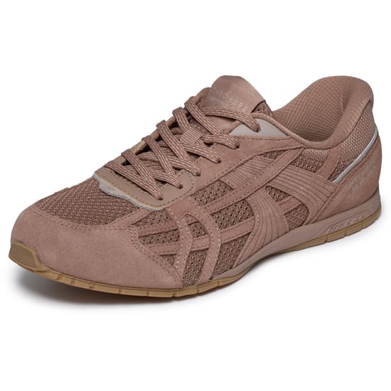 Skechers Retro Lite Oshare Leder Damen Braune Sneakers - Image 5