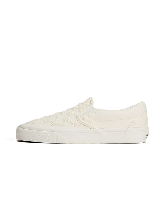 Vans Classic Slip-On Leichte Weiße Sneakers Aus Canvas - Image 2