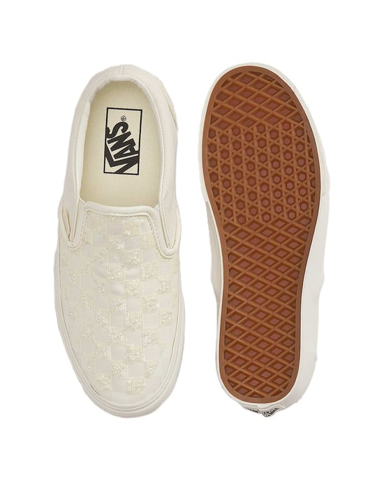 Vans Classic Slip-On Leichte Weiße Sneakers Aus Canvas - Image 3
