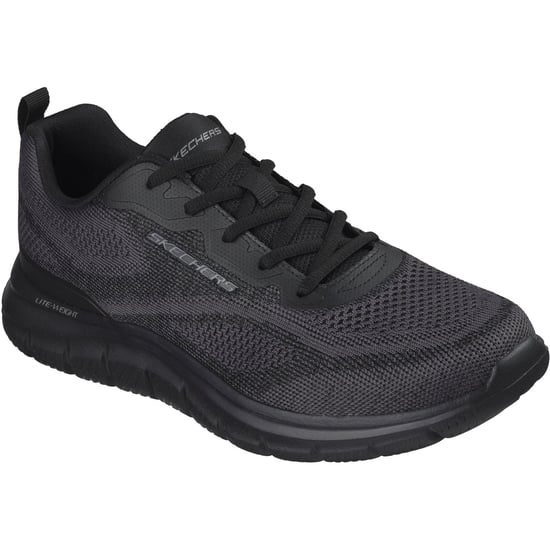 Skechers Track Pohlter Textil Herren schwarze Sneakers - Image 1