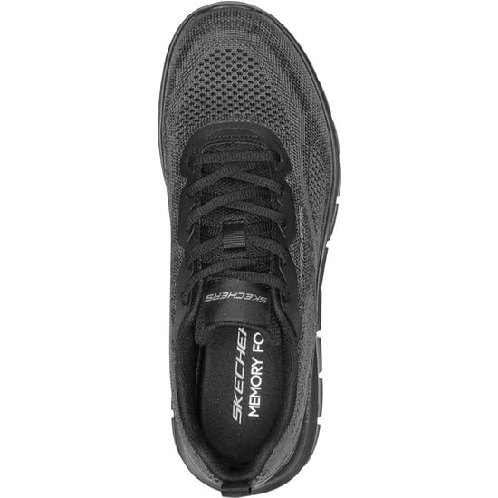 Skechers Track Pohlter Textil Herren schwarze Sneakers - Image 3