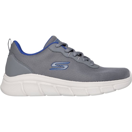 Skechers BOBS B Flex Icy Edge Textil Herren Dunkelgraue Sneakers - Image 4
