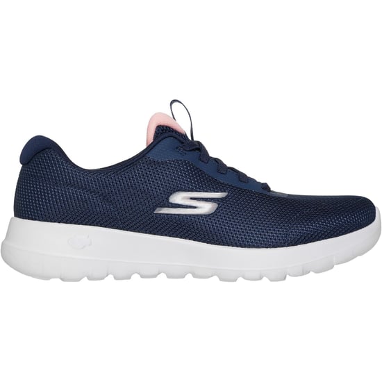 Skechers GO WALK Joy Rina Textil Damen Sneaker Navy/Pink - Image 2