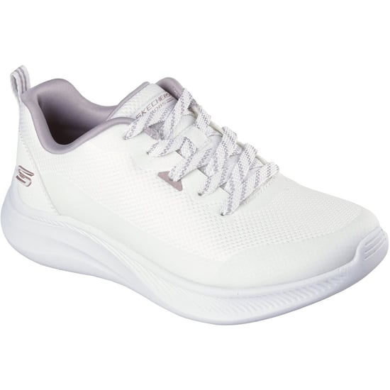 Skechers BOBS Moda Flex Textil Damen Weiße Sneakers - Image 1