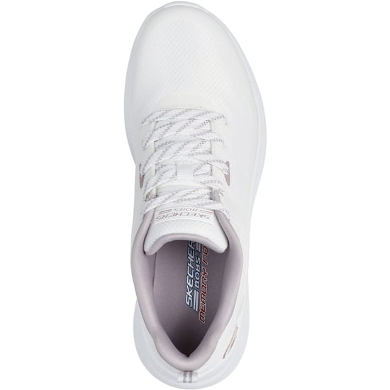 Skechers BOBS Moda Flex Textil Damen Weiße Sneakers - Image 3