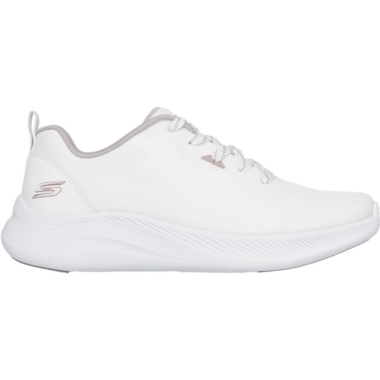 Skechers BOBS Moda Flex Textil Damen Weiße Sneakers - Image 4