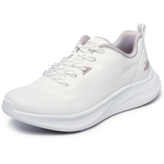 Skechers BOBS Moda Flex Textil Damen Weiße Sneakers - Image 5