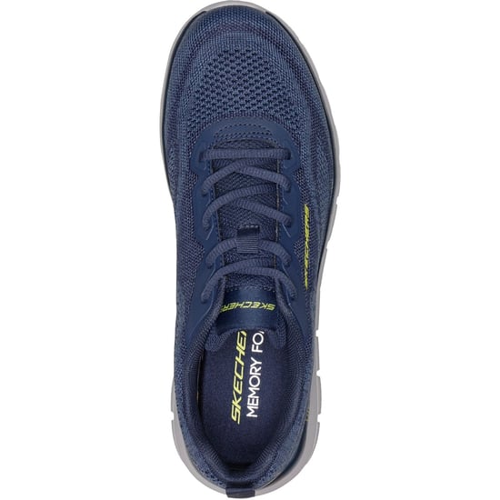 Skechers Track Pohlter Textil Herren Sneaker Navy - Image 3