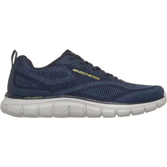 Skechers Track Pohlter Textil Herren Sneaker Navy - Image 4