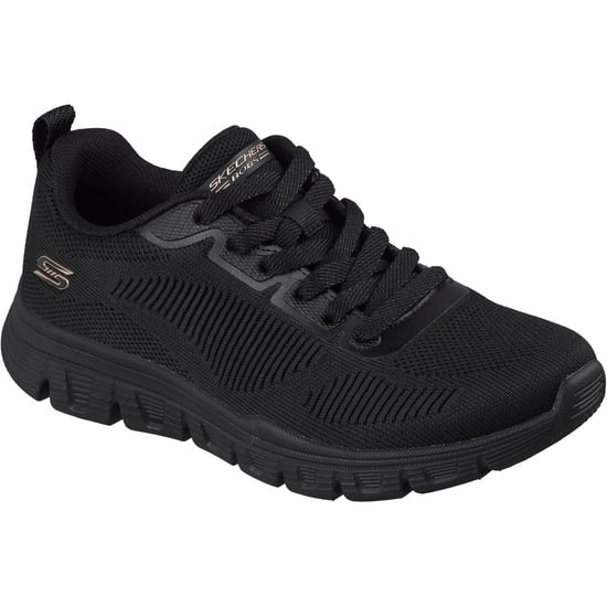 Skechers BOBS B Lite Textil Damen Schwarz Sneakers - Image 1