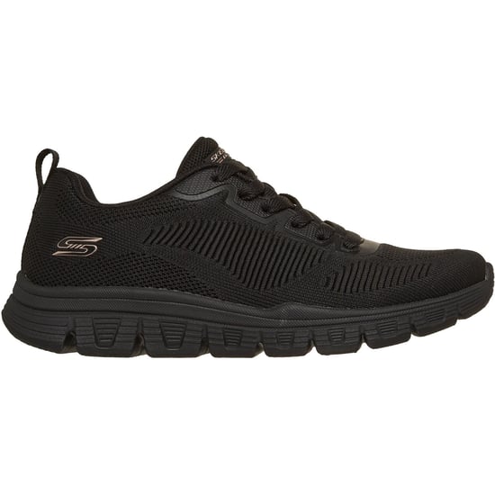 Skechers BOBS B Lite Textil Damen Schwarz Sneakers - Image 4