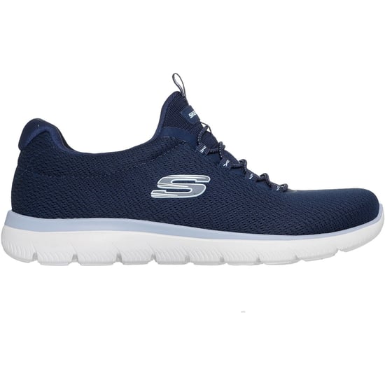 Skechers Summits Sommerblush Textil Damen Marineblau Sneakers - Image 4