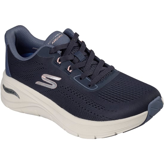Skechers Arch Fit 3.0 Easy Flow Textil Damenschuhe Navy - Image 1