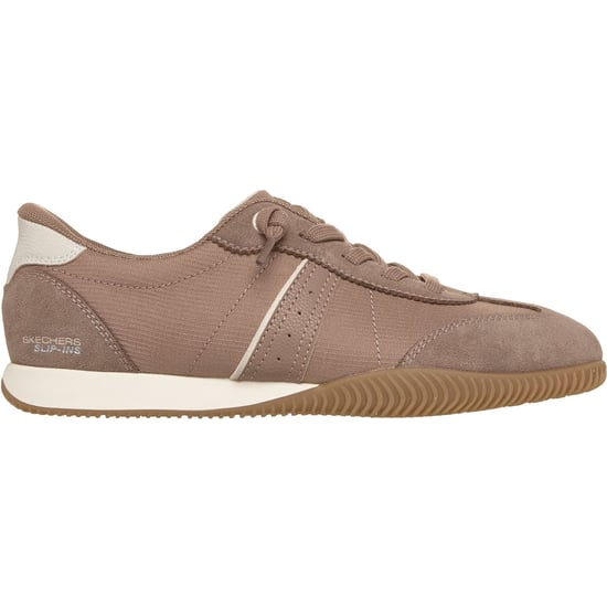 Skechers Bobs Starlight Quick Split Leder Damen Mocha Sneakers - Image 4