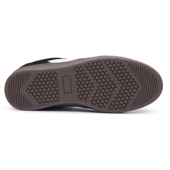 Hush Puppies Maura Wildleder Damen Sneaker Schwarz/Weiß - Image 4