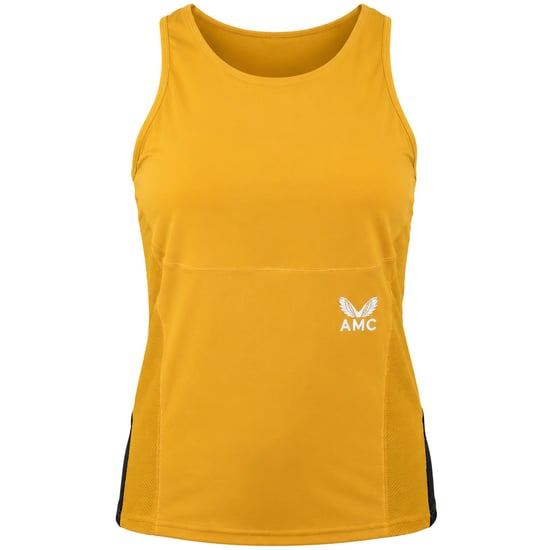 Castore AMC Performance Damen Gelbes Tennis-Top - Image 1