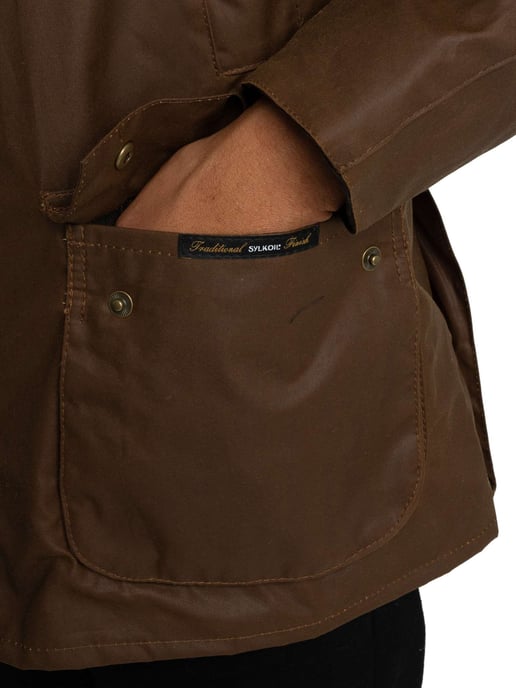 Barbour Ashby Wachsjacke, Braun - Image 4