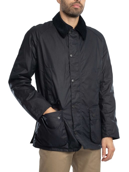 Barbour Ashby Wachsjacke, Blau - Image 1