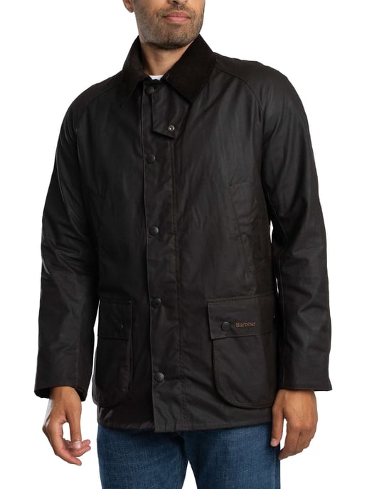 Barbour Ashby Wachsjacke, Schwarz - Image 2