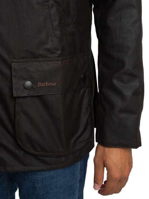 Barbour Ashby Wachsjacke, Schwarz - Image 5