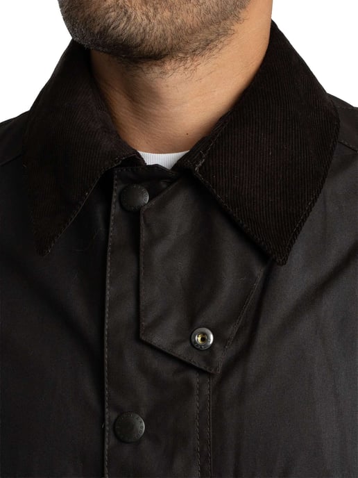 Barbour Ashby Wachsjacke, Schwarz - Image 6