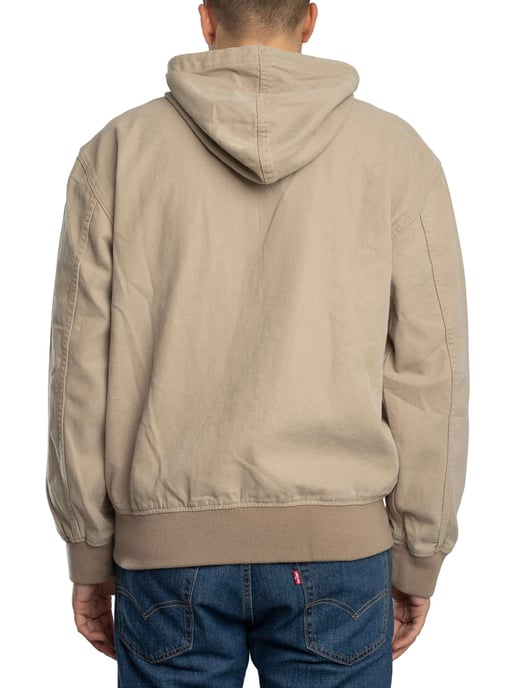 Dickies Ungefütterte Bomberjacke Aus Canvas Mit Kapuze, Beige - Image 3