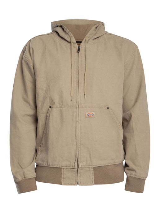 Dickies Ungefütterte Bomberjacke Aus Canvas Mit Kapuze, Beige - Image 6