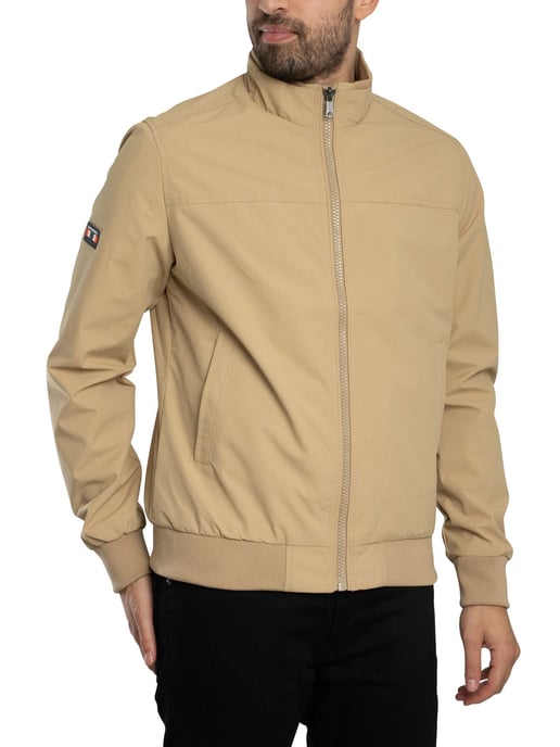 Superdry Nylon Harrington Jacke, Beige - Image 3