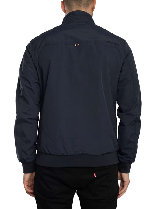 Superdry Nylon Harrington Jacke, Blau - Image 3