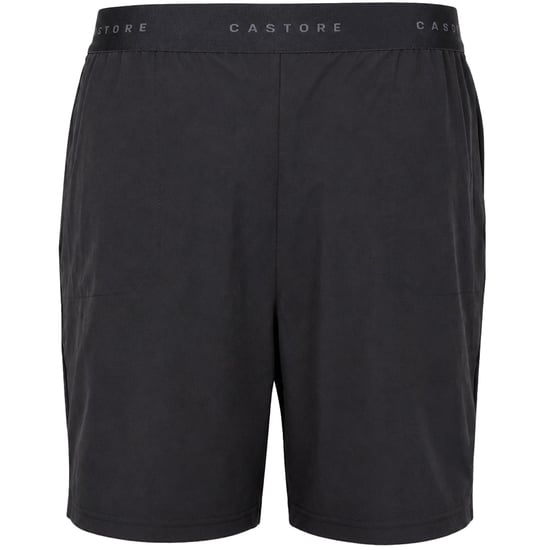 Castore 18 cm Markenelastische Herren Shorts in Schwarz - Image 2