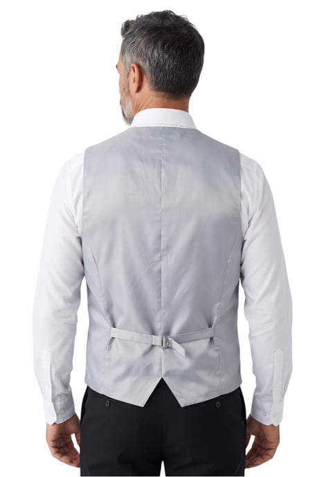 Graues Herren-Set mit Paisley-Blumenmuster, 3-teilig: Weste, Fliege und Einstecktuch - Robert - Image 5