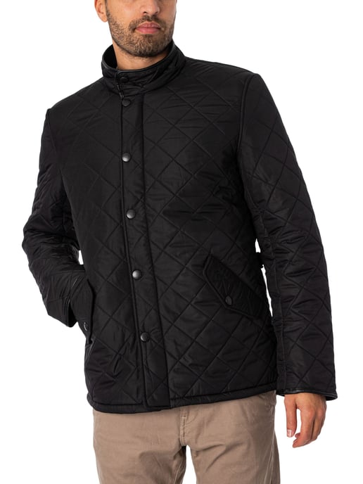 Barbour Powell Steppjacke, Schwarz - Image 2