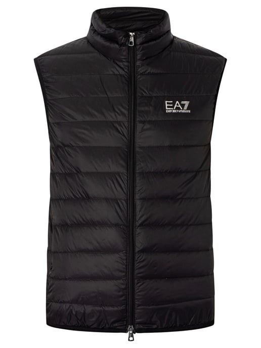 EA7 Gewebte Daunenweste, Schwarz - Image 6