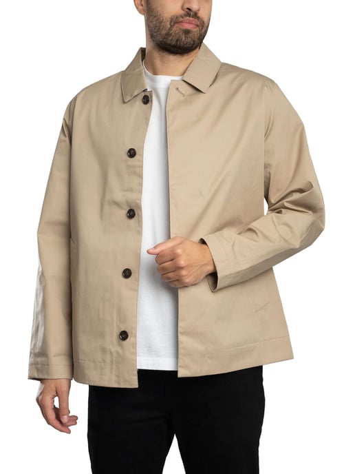 Barbour Kurze Wasserdichte Rokig-Jacke, Beige - Image 1