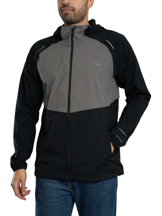 Columbia Tech II Wind Full Zip Jacke, Schwarz - Image 2